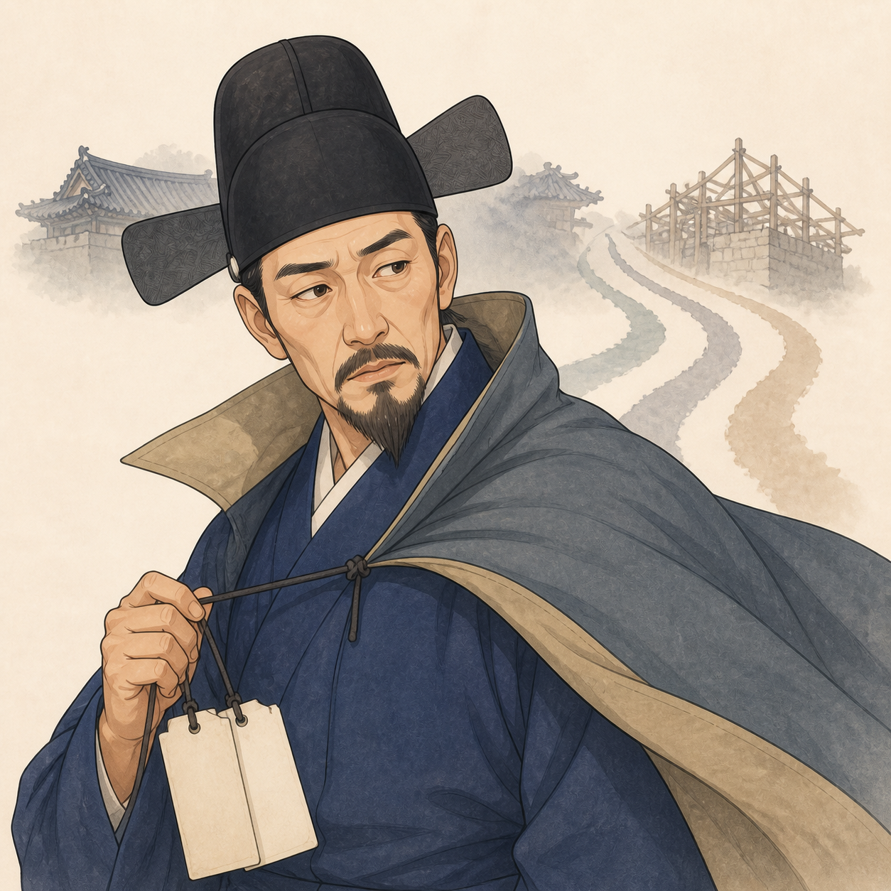 선조의 AI 재구성 일러스트