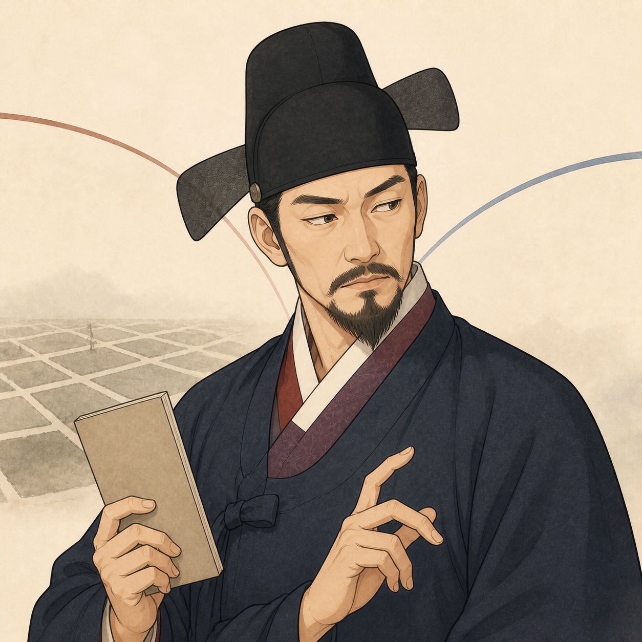광해군의 AI 재구성 일러스트