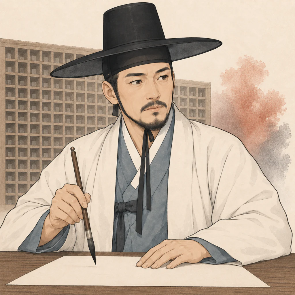 장지연의 AI 재구성 일러스트