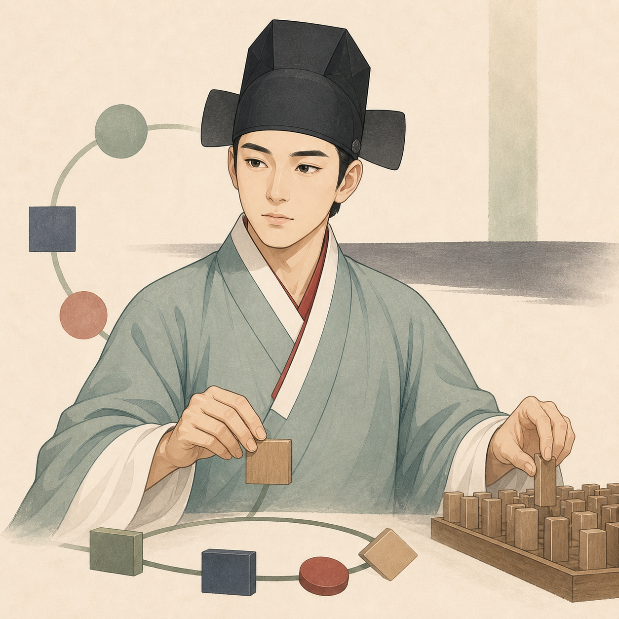 조광조의 AI 재구성 일러스트